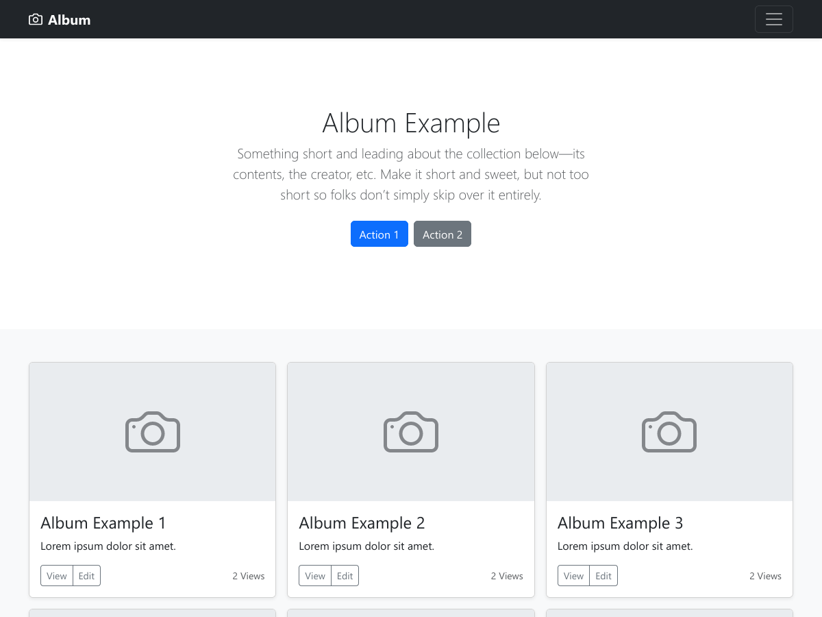 Bootstrap Album